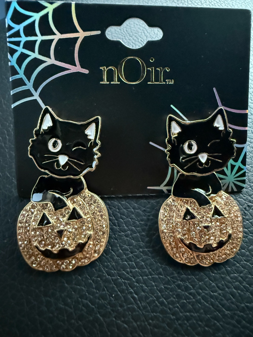 Black Cat Earrings